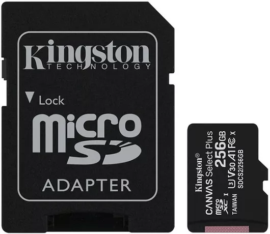 Kingston 256GB microSDXC Canvas Select UHS-I