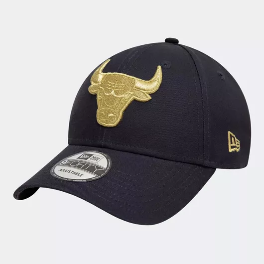 New Era Chicago Bulls Metallic 9forty Adjustable Cap Καπέλο Μπλε