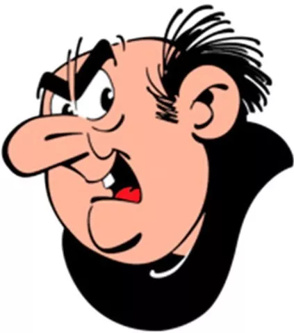 Crocs Jibbitz Διακοσμητικά Παπουτσιού Smurfs Gargamel Μαύρα