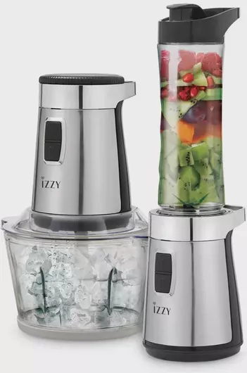 Izzy IZ-6909 Πολυκόπτης Multi 650W με Δοχείο 600ml Inox