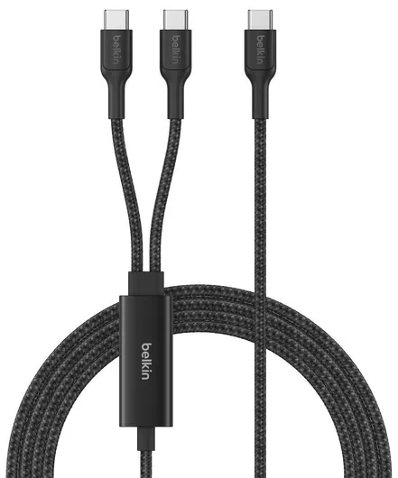 Belkin USB 2.0 Cable USB-C male - USB-C 140W Μαύρο 1.5m CAC004hq1.5MBK