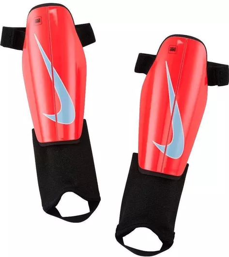 Dx4610-636 Nike Youth Charge Shin Guard Bright Crimson Black Color