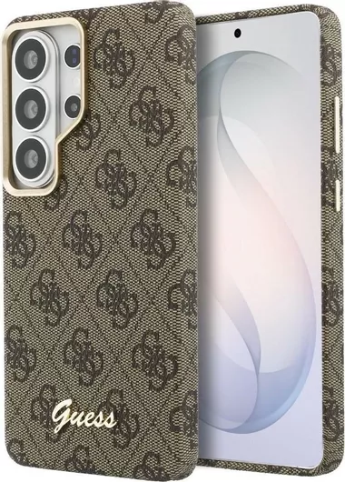 Guess Case 4g Script Magsafe Samsung Galaxy S26 Ultra Brown Guhms26l5p4fwmsw