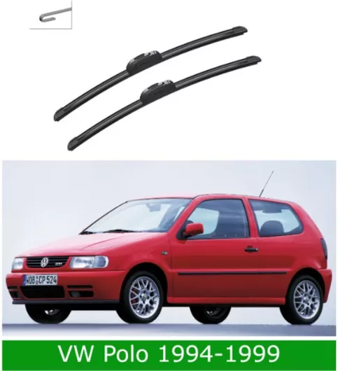 Σετ Υαλοκαθαριστήρες Εμπρός Vw Polo 6n1 1994-1999 475mm 475mm Bosch Aerotwin 3398000074 19" & 19" 2 Τεμάχια