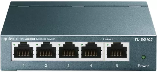 TP-LINK TL-SG105 v1 Unmanaged L2 Switch με 5 Θύρες Gigabit 1Gbps Ethernet