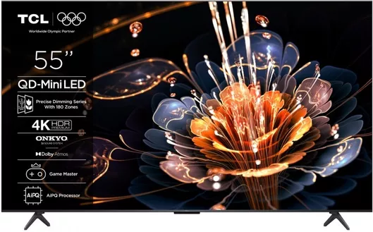 TCL Smart Τηλεόραση 55" 4K UHD Mini LED C61KS HDR 2025 55C61KS