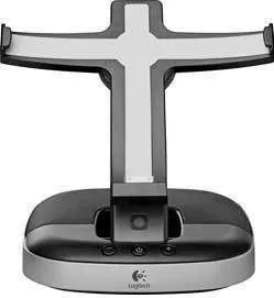 Logitech Speaker Stand Βάση Tablet Γραφείου Ασημί