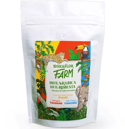 Καφές Espresso Mokaflor Farm 90/10 250g Κόκκους