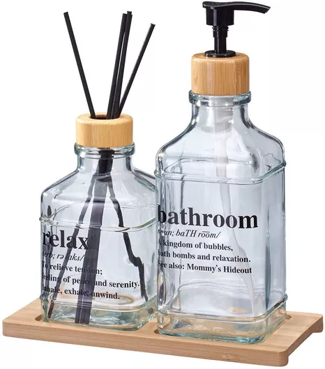 MRShome Dispenser Γυάλινο Διάφανο 500ml