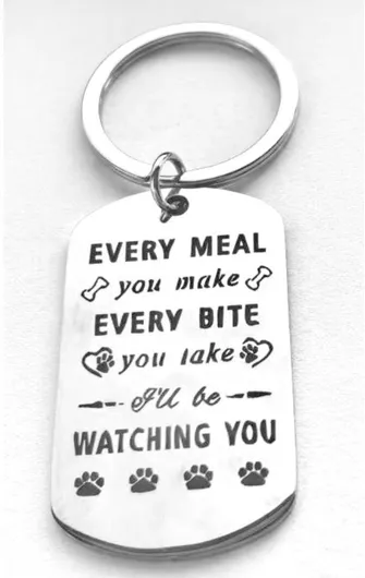 Μπρελόκ Σκύλου "every Meal Every Bite"