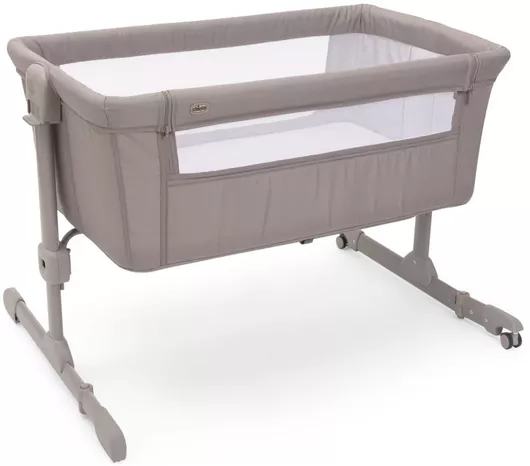 Chicco Λίκνο Next 2 Me Essential με Στρώμα & Ρόδες Γκρι