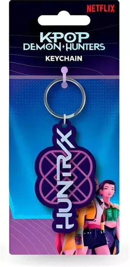 Kpop Demon Hunters Pvc Keychain Huntrix Logo