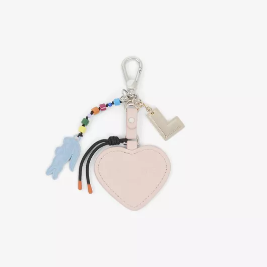 Lacoste Heart L Croc Charm Zinc Alloy Nf5319rl-h96 Nidus Ροζ