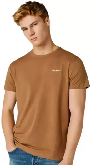 Original Basic T-shirt Καφέ