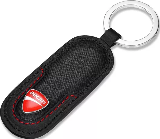 Ducati Stelvio Μπρελόκ Γνήσιο Δέρμα Ανοξείδωτο Ατσάλι Dtlgk2270301