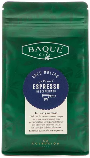 Καφές Espresso Baque Espresso Decaf 250g Αλεσμένος