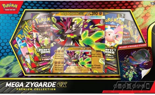 Pokemon Mega Zygarde Ex Premium Collection Mega Evolution: Perfect Order Booster Box (EN)