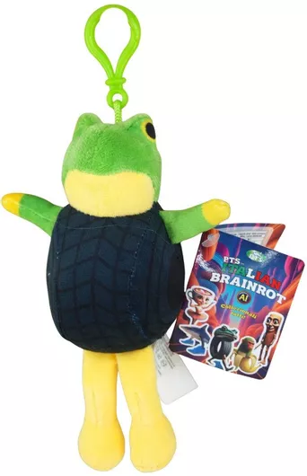 Μπρελόκ Boneka Ambalabu Βάτραχος Italian Brainrot Λούτρινο 17cm