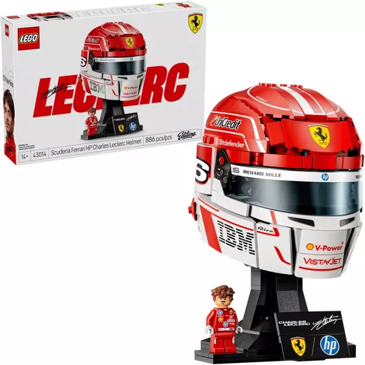 LEGO Editions Scuderia Ferrari HP Charles Leclerc Helmet για 14+ Ετών 886τμχ