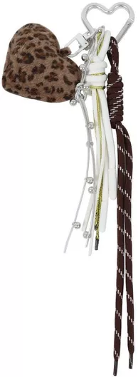 Μπρελόκ Bag Charm Καφέ Animal Print 82145