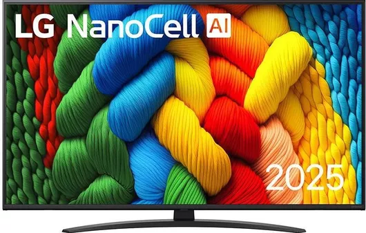 LG Smart Τηλεόραση 50" 4K UHD LED NanoCell AI NANO81 HDR 2025 50NANO81A3A