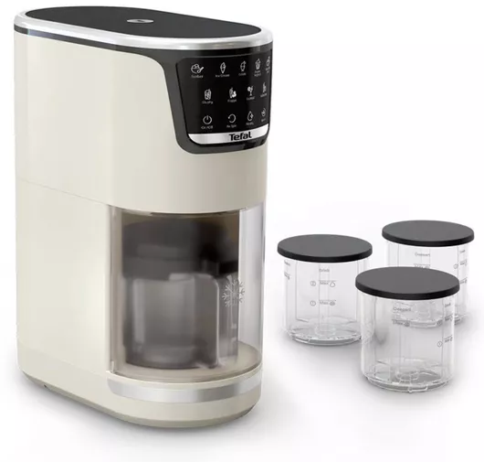 Tefal Dolci Παγωτομηχανή 3x1.4lt Μπεζ
