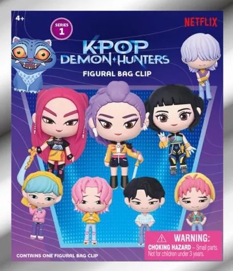 K-pop Demon Hunters Series 1 Foam Bag Clip Μπρελόκ Τυχαίο Περιεχόμενο