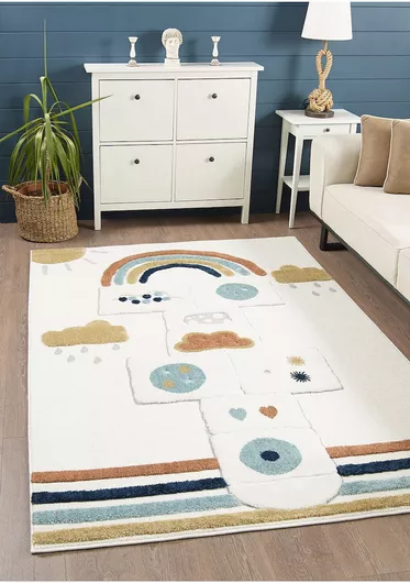 SteweHome Παιδικό Χαλί Κίτρινο 180x250cm