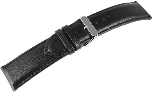 New Era Δερμάτινο Λουράκι Ρολογιού Μαύρο 22mm