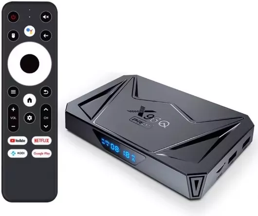 TV Box X96Q Pro+ 8K UHD με WiFi USB 2.0 / USB 3.0 4GB RAM & 64GB Αποθηκευτικό Χώρο  Android 14.0
