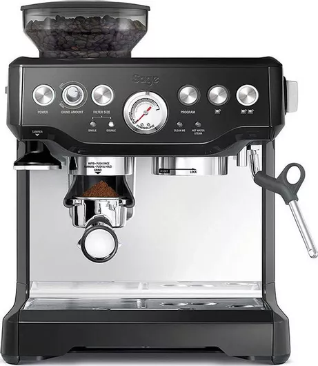 Sage The Barista Express Μηχανή Espresso 1850W Πίεσης 15bar με Μύλο Άλεσης Black Sesame