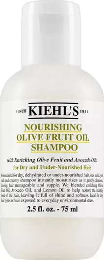 Kiehl's Olive Fruit Oil Nourishing Σαμπουάν Αναδόμησης/Θρέψης & Ενυδάτωσης για Όλους τους Τύπους Μαλλιών 75ml