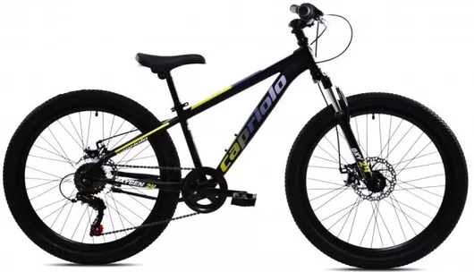 Capriolo 24" Παιδικό Mountain Bike 2025 Μαύρο