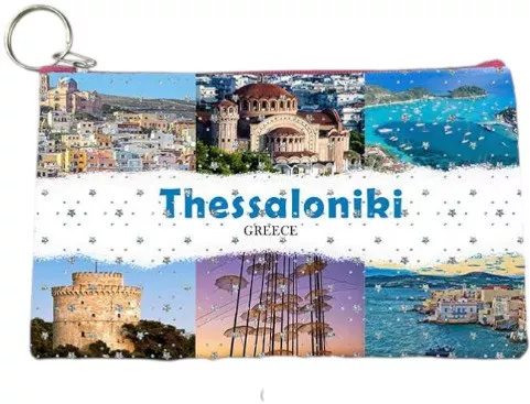 Πορτοφόλι Souvenir Μπρελόκ Pvc Thessaloniki 16*10cm 871705