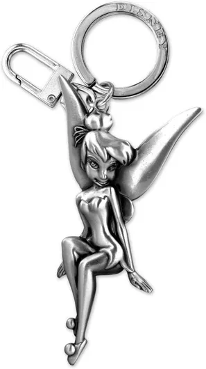 Tinker Bell Sassy Pewter Keychain