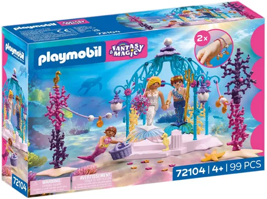 Playmobil Υποβρύχια Γαμήλια Τελετή για 4 Ετών
