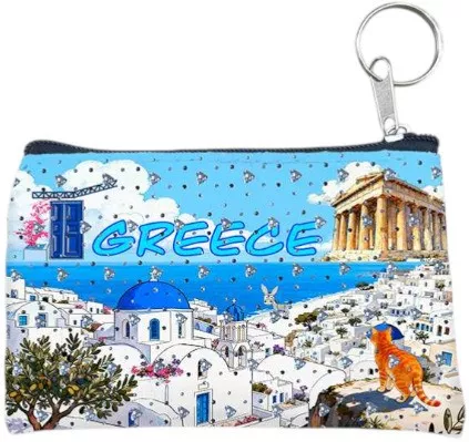 Πορτοφόλι Souvenir Μπρελόκ Σετ 10pcs Pvc Greece 11*7cm 871736