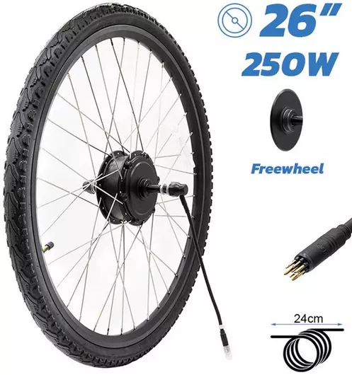 Μοτέρ Ηλεκτρικού Ποδηλάτου Ewheel 36v 250w 26'' Στεφάνι Λάστιχο