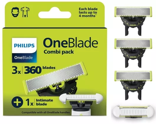 Philips Oneblade 360 Qp949/50 Combi Pack Ανταλλακτικό Ξυριστικές Μηχανές Oneblade