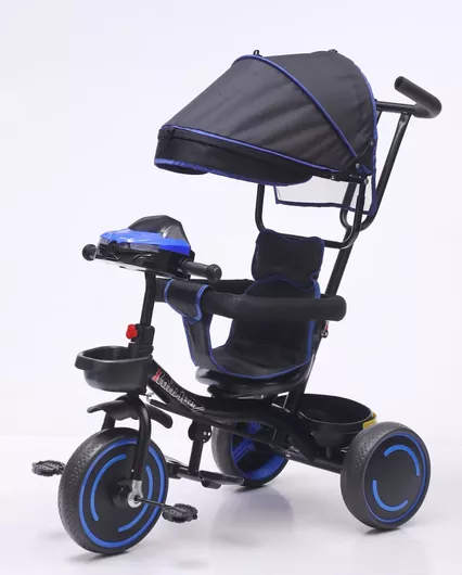 Bike Toys Τρίκυκλο Ποδήλατο Μετατρεπόμενο με Χειρολαβή Γονέα για 5+ Ετών Μπλε