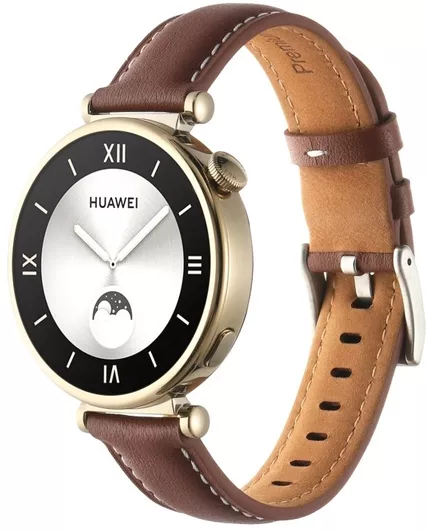 Δερμάτινο Λουράκι Ρολογιού Καφέ 41mm