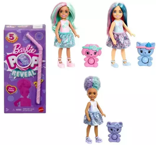 Barbie Jfy01 Pop Reveal Juice Doll Pet