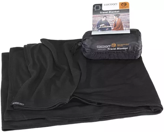 Cocoon Κουβέρτα Πικ Νικ 140x180cmΜαύρο 