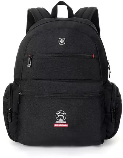 Suissewin Backpack Μαύρο