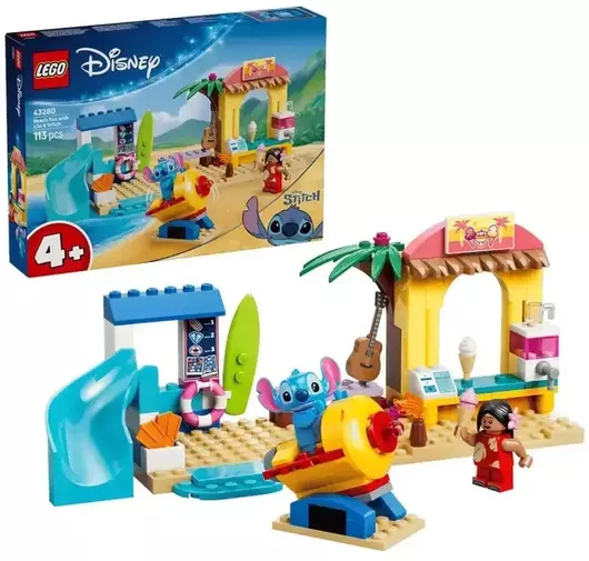 LEGO Disney Beach Fun with Lilo & Stitch για 4+ Ετών 113τμχ