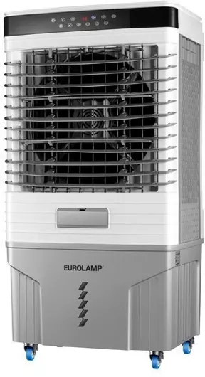 Eurolamp Air Cooler Επαγγελματικό με Τηλεχειριστήριο 70L 200W Γκρι