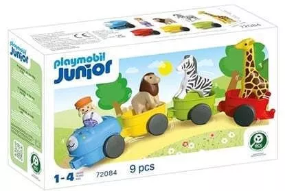 Playmobil Junior Τρένο με Ζωάκια για 1-4 Ετών