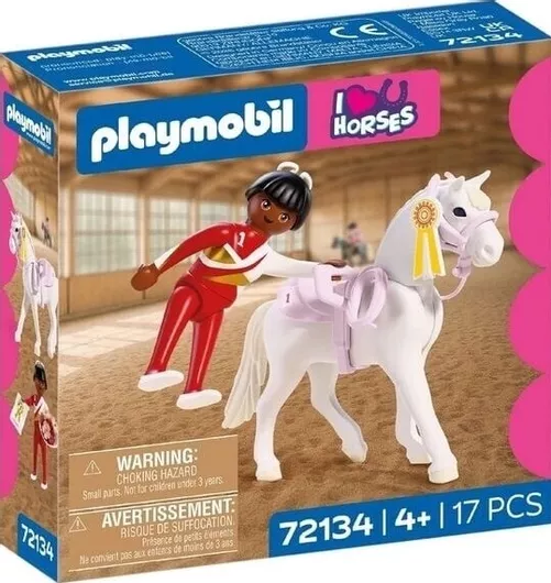 Playmobil Ι Love You Horses Νικητής Ακροβατικής Ιππασίας για 4 Ετών