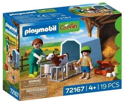 Playmobil Country Επίσκεψη από τον Κτηνίατρο για 4 Ετών
