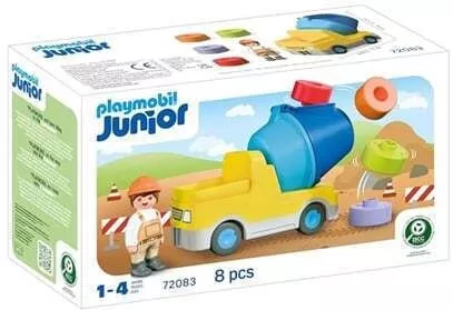 Playmobil Junior Μπετονιέρα με Εργάτη για 1-4 Ετών